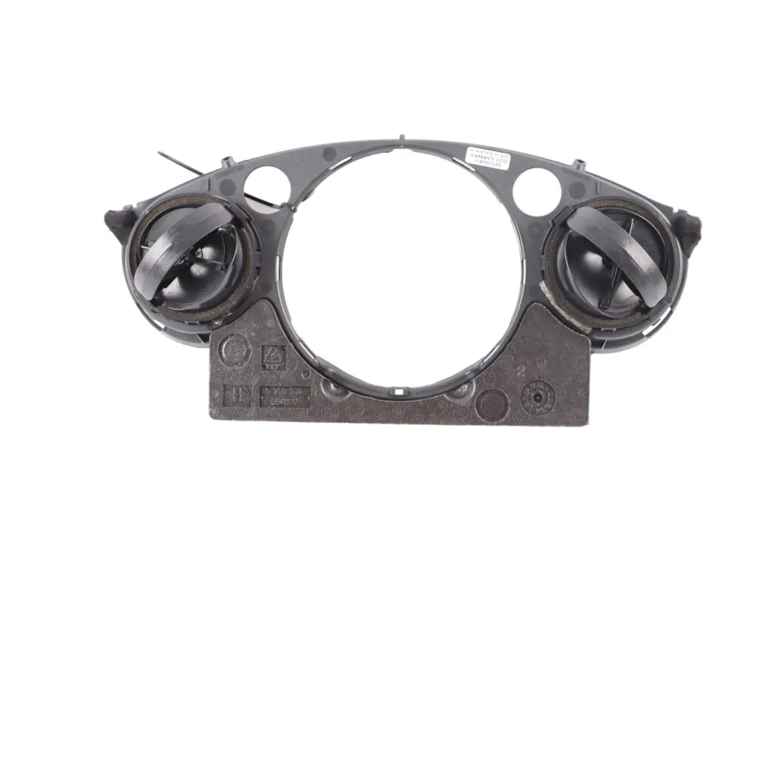 Dashboard Center Frame Mini Cooper R50 R53 Air Vents Carrier Anthracite to with Part number 9141918 Dashboard Center Frame Mini Cooper R50 R53 Air Vents Carrier Anthracite - SKU 9141918-11 - Part number 9141918