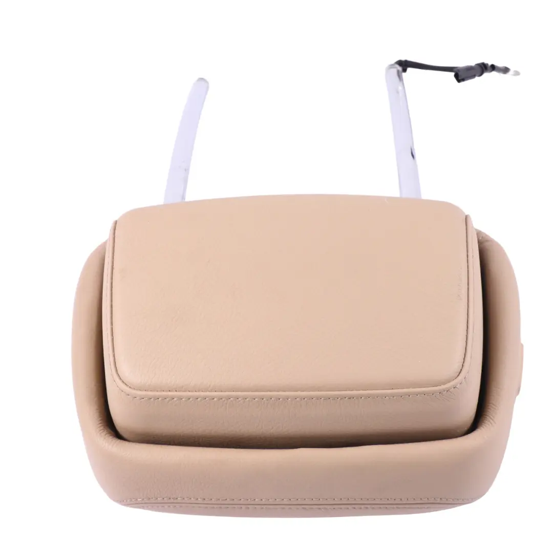 Headrest Front Right Left N/O/S Leather Beige to BMW X5 E70 X6 E71 Seat with Part number 9149509 BMW X5 E70 X6 E71 Seat Headrest Front Right Left N/O/S Leather Beige - SKU 9149509-1 - Part number 9149509