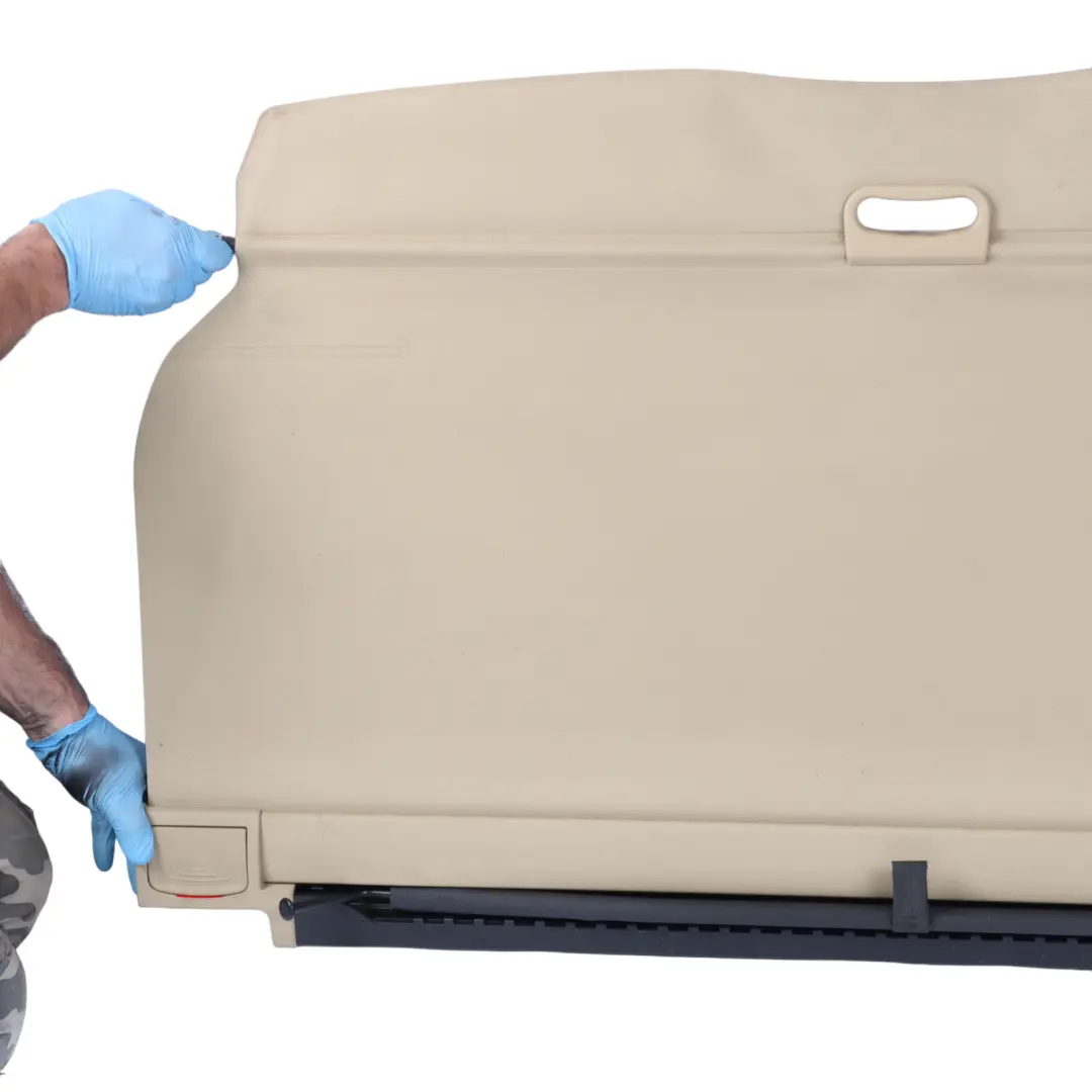 Estante enrollable combinado Beige para BMW E91 Touring con número de pieza 9152049 BMW E91 Touring Estante enrollable combinado Beige - SKU 9152049-1 - Número de pieza 9152049