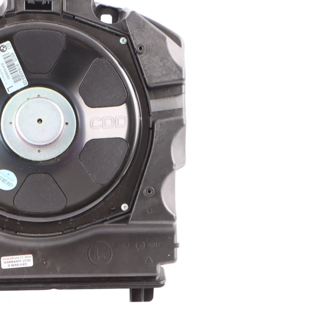 BMW GT F07 Altavoz Subwoofer Tweeter Suelo Izquierdo - SKU 9164583 - Número de pieza 9164583
