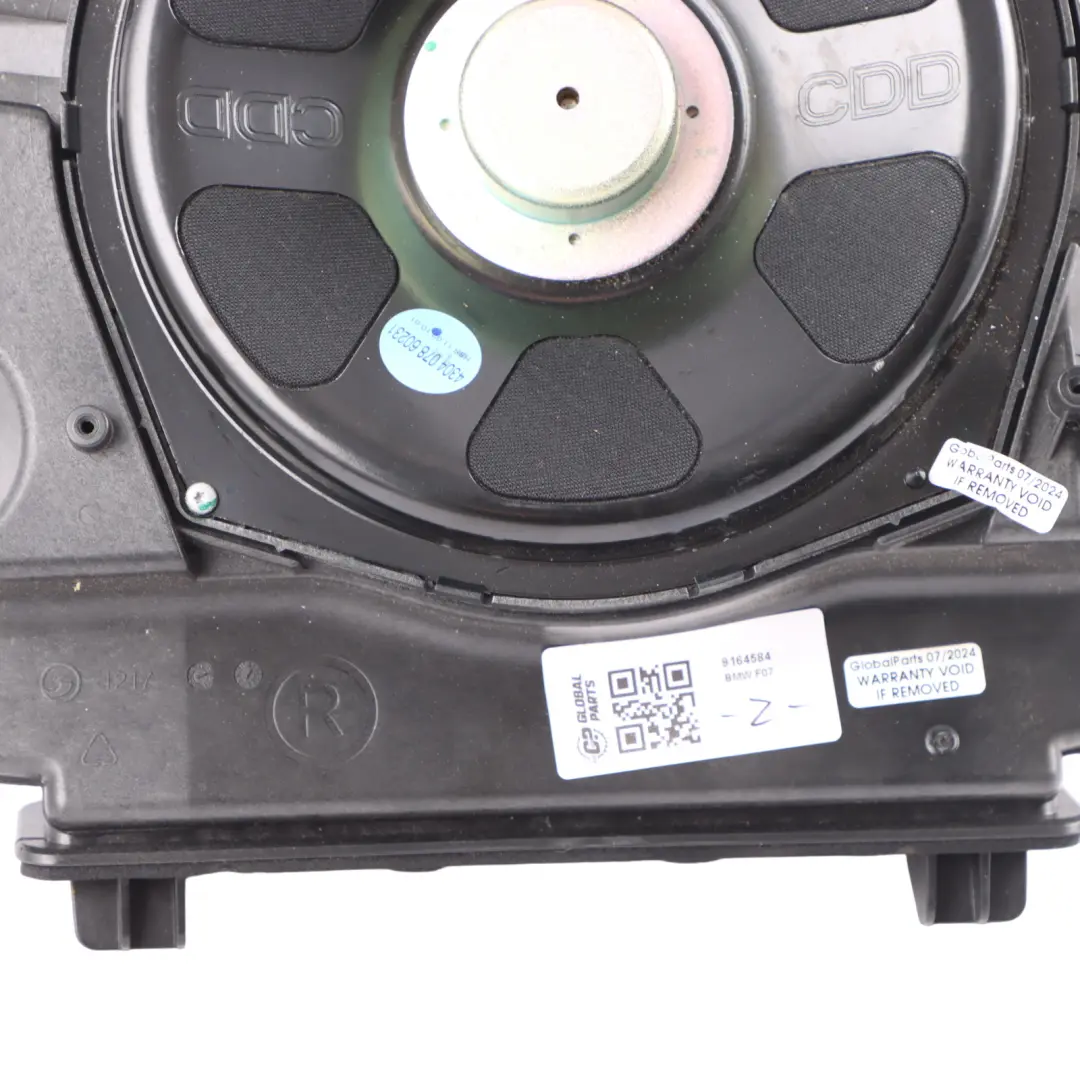 Floor Speaker Tweeter Subwoofer Loudspeaker Right O/S to BMW GT F07 with Part number 9164584 BMW GT F07 Floor Speaker Tweeter Subwoofer Loudspeaker Right O/S - SKU 9164584 - Part number 9164584