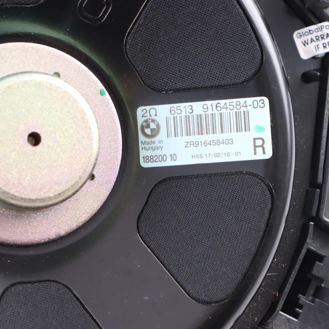 BMW GT F07 Floor Speaker Tweeter Subwoofer Loudspeaker Right O/S - SKU 9164584 - Part number 9164584