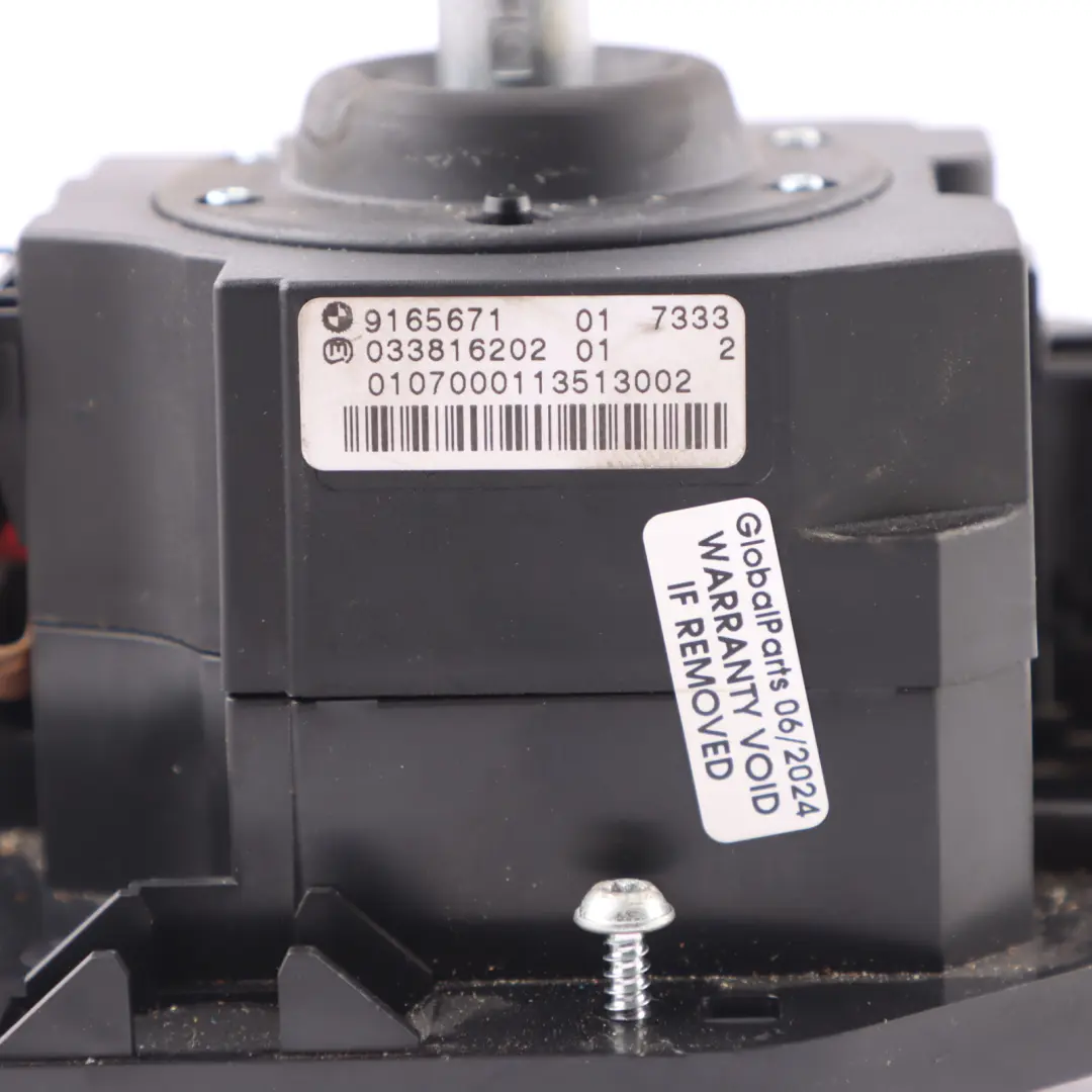 Shiftbox Gearshift Gear Selector Switch Shifter to BMW E60 E61 E63 E64 LCI with Part number 9165671 BMW E60 E61 E63 E64 LCI Shiftbox Gearshift Gear Selector Switch Shifter - SKU 9165671 - Part number 9165671