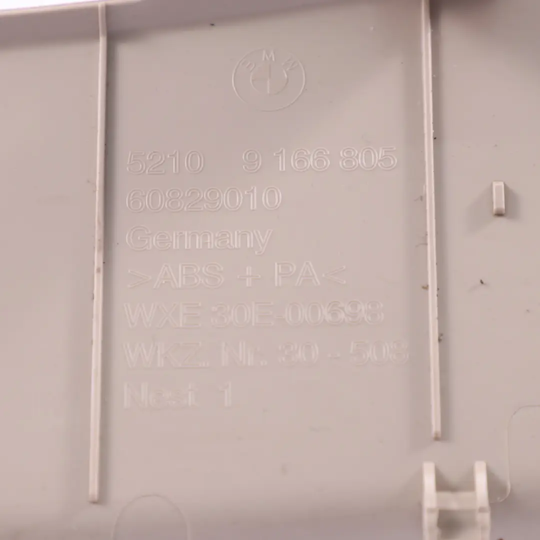 BMW F01 F10 F11 Tapicerka Panel Obudowa Siedzenia Beż - SKU 9168278 - Numer Części 9168278