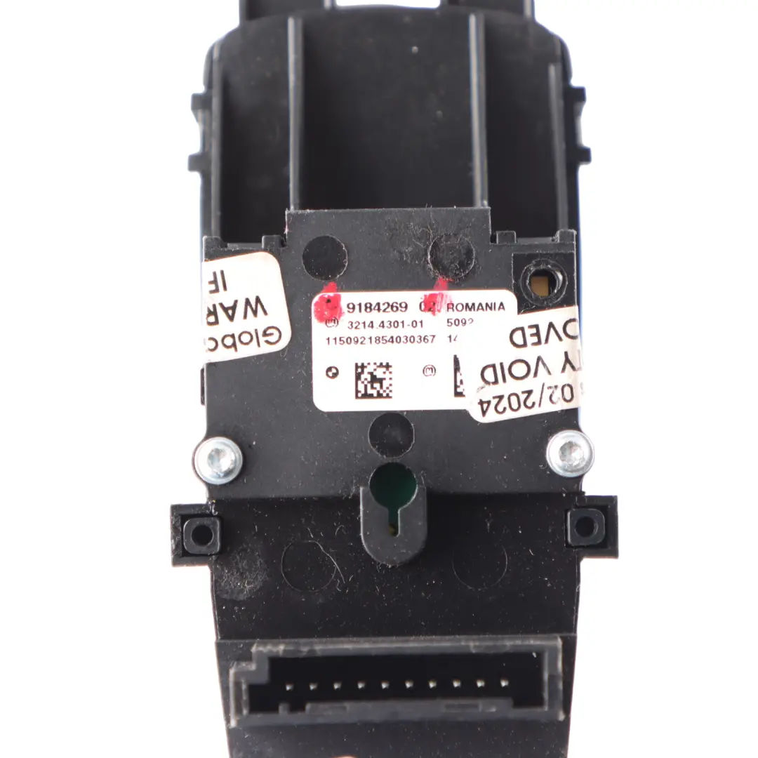 BMW Z4 E89 Cabrio Freno Eléctrico Estacionamiento Interruptor Freno Mano - SKU 9184269-1 - Número de pieza 9184269