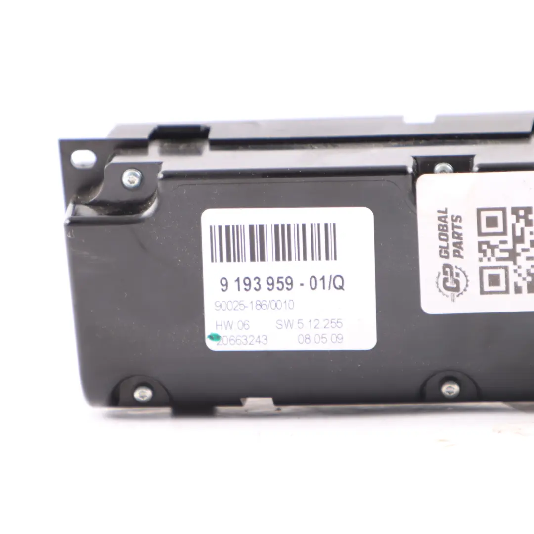 Climate Control Panel Automatic Heater Switch Unit to BMW X5 X6 E70 E71 with Part number 9193959 BMW X5 X6 E70 E71 Climate Control Panel Automatic Heater Switch Unit - SKU 9193959 - Part number 9193959