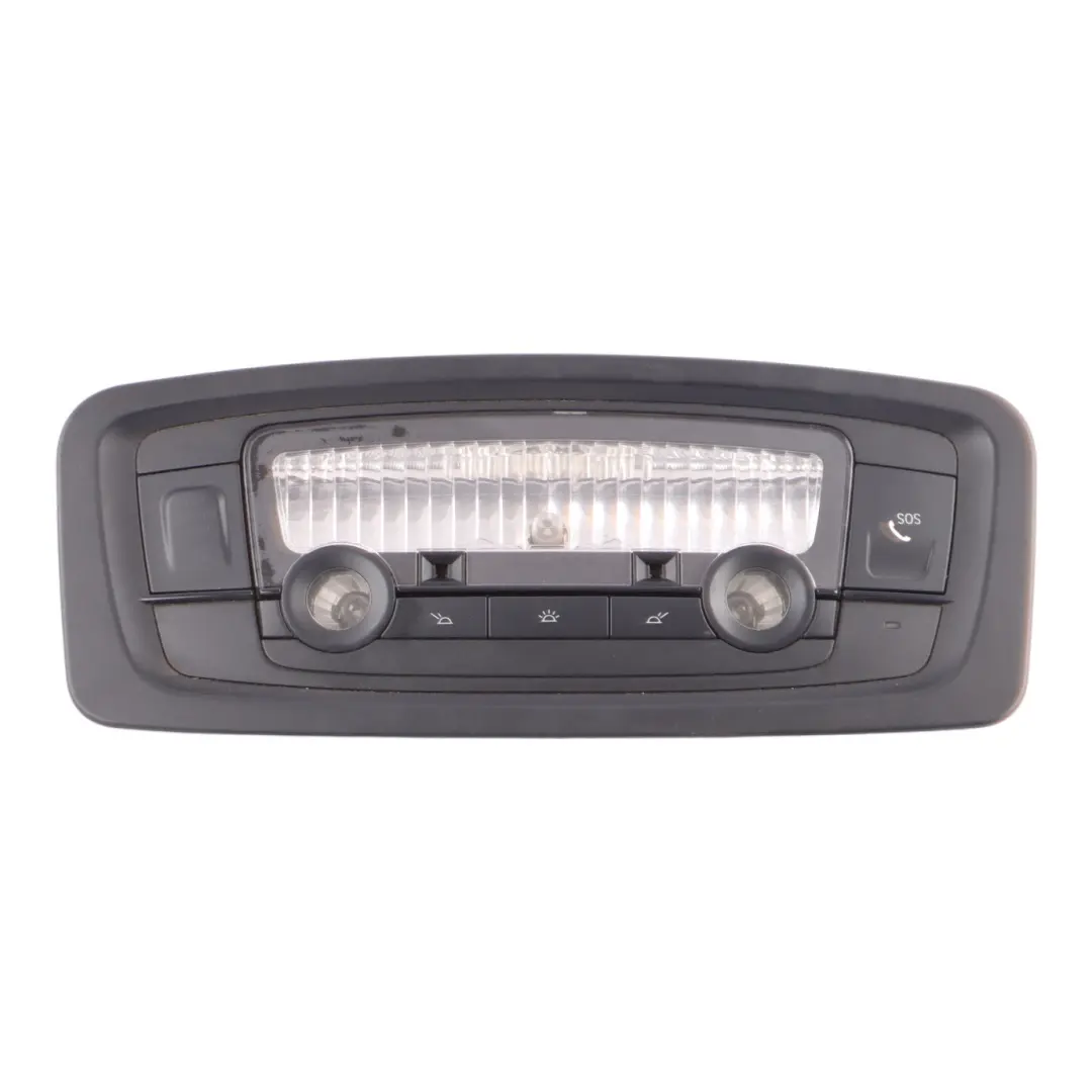 Interior Roof Light Reading Lamp Switch Panel Black to BMW F12 Convertible with Part number 9197035 BMW F12 Convertible Interior Roof Light Reading Lamp Switch Panel Black - SKU 9197035 - Part number 9197035