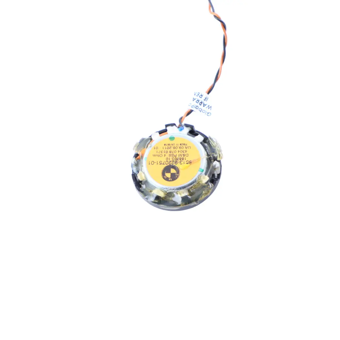  Tweeter BMW F07 GT F25 E89 Pilar C Derecha Izquierda Altavoz Gama Alta - SKU 9220751 - Número de pieza 9220751