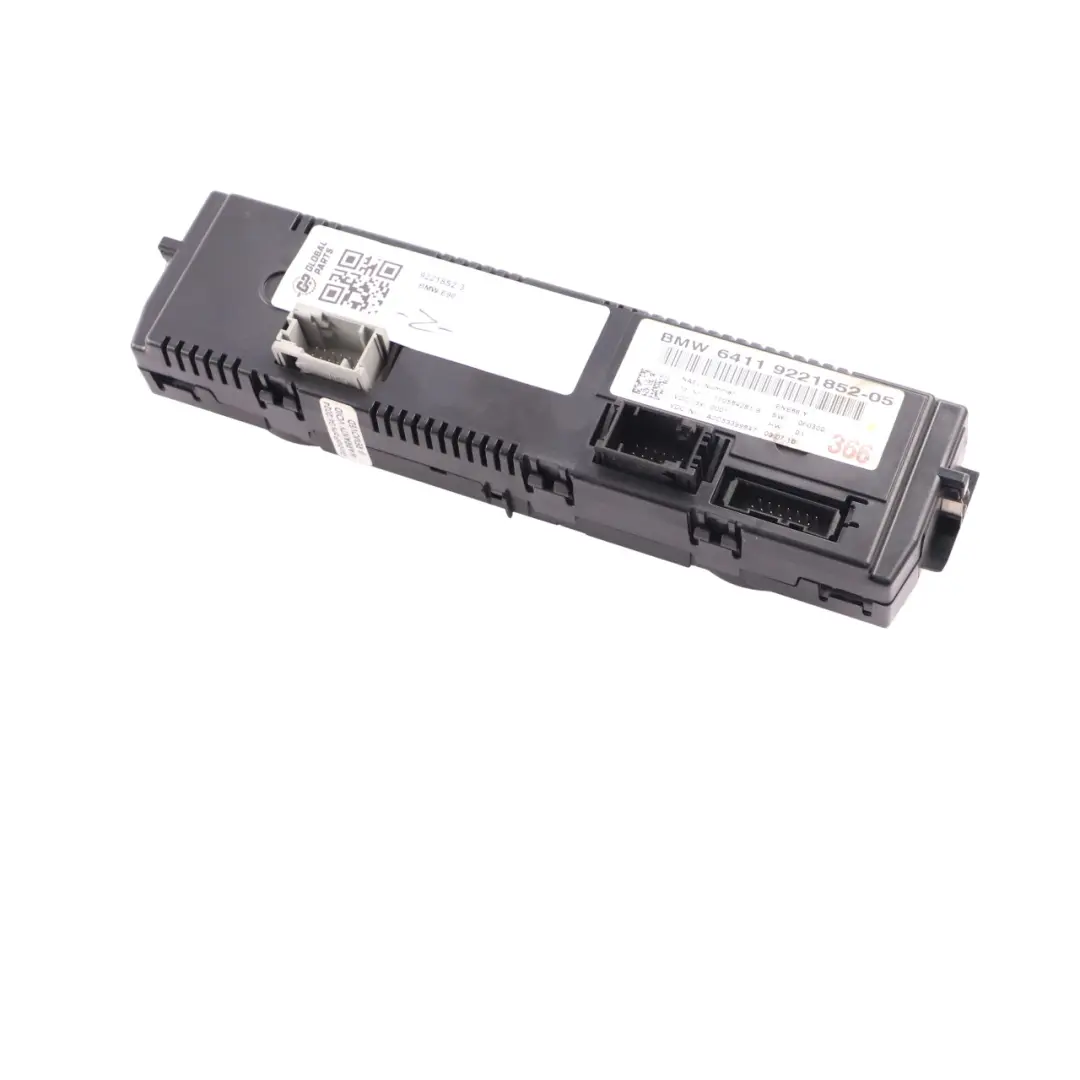 Conditioning Control to BMW E81 E82 E87 LCI E88 E90 E91 E92 X1 E84 1 Automatic Air with Part number 9221852 BMW E81 E82 E87 LCI E88 E90 E91 E92 X1 E84 1 Automatic Air Conditioning Control - SKU 9221852-3 - Part number 9221852