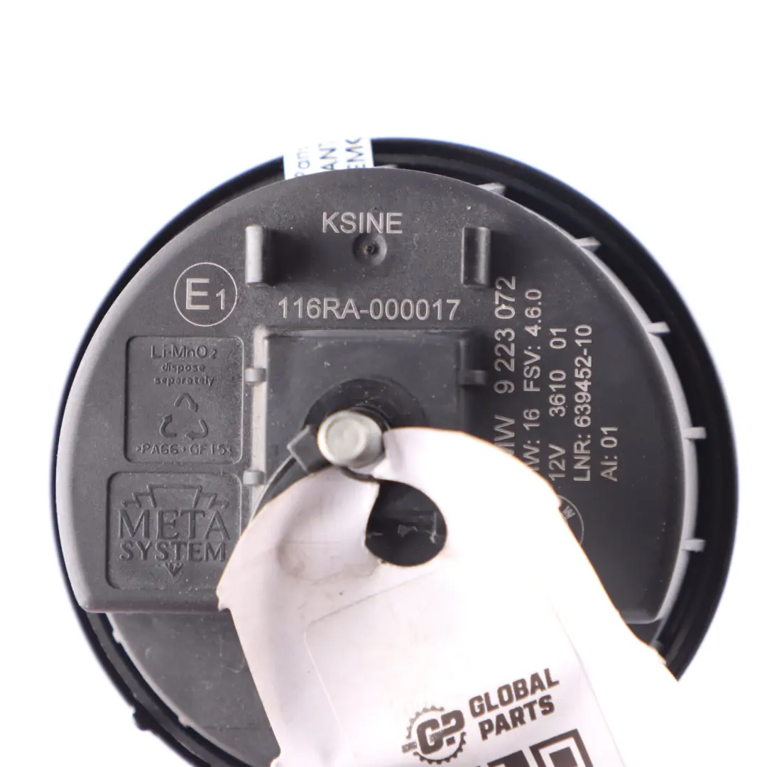 Alarm Siren BMW E60 E61 E65 E81 E90 E91 E92 Horn Signal Anti-Theft to with Part number 9223072 Alarm Siren BMW E60 E61 E65 E81 E90 E91 E92 Horn Signal Anti-Theft - SKU 9223072 - Part number 9223072