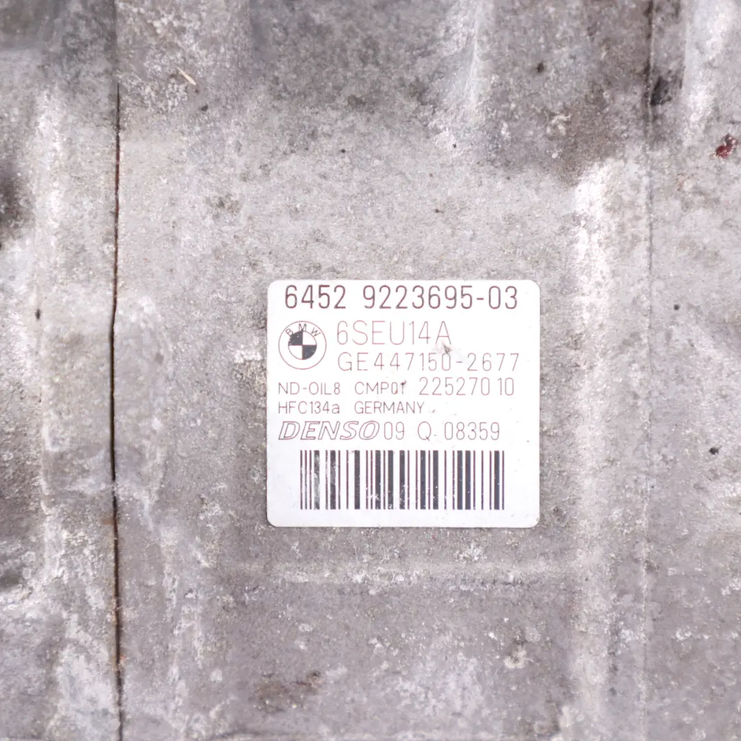 N47N N20 Aria condizionata Compressore aria per BMW F20 F21 F30 F31 F32 con numero di parte 9223695 BMW F20 F21 F30 F31 F32 N47N N20 Aria condizionata Compressore aria - SKU 9223695-1 - Numero di parte 9223695