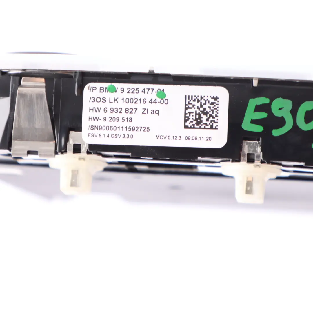 BMW E81 E87 E90 E91 E92 Schwarzes Dachlicht Panel Schaltereinheit - SKU 9225477 - Teilenummer 9225477