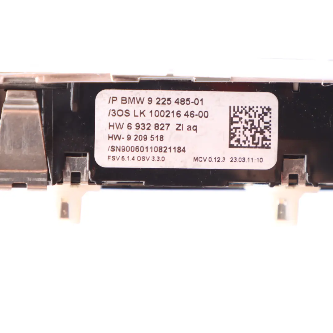 BMW E81 E82 E87 E87N LCI Front Switch Unit Roof Reading Light - SKU 9225485 - Part number 9225485