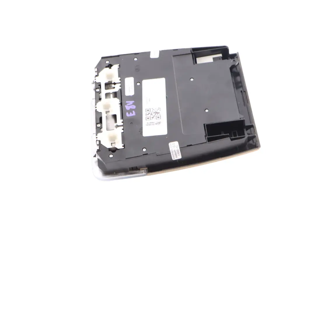  Lámpara techo BMW X1 E84 E91 lectura interior Panel interruptores Beige - SKU 9225515 - Número de pieza 9225515