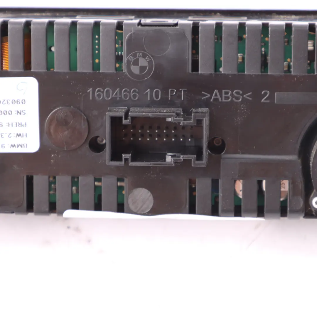 Control Panel BMW F07 Rear Air Conditioning A/C Unit Module to with Part number 9228397 Control Panel BMW F07 Rear Air Conditioning A/C Unit Module - SKU 9228397 - Part number 9228397