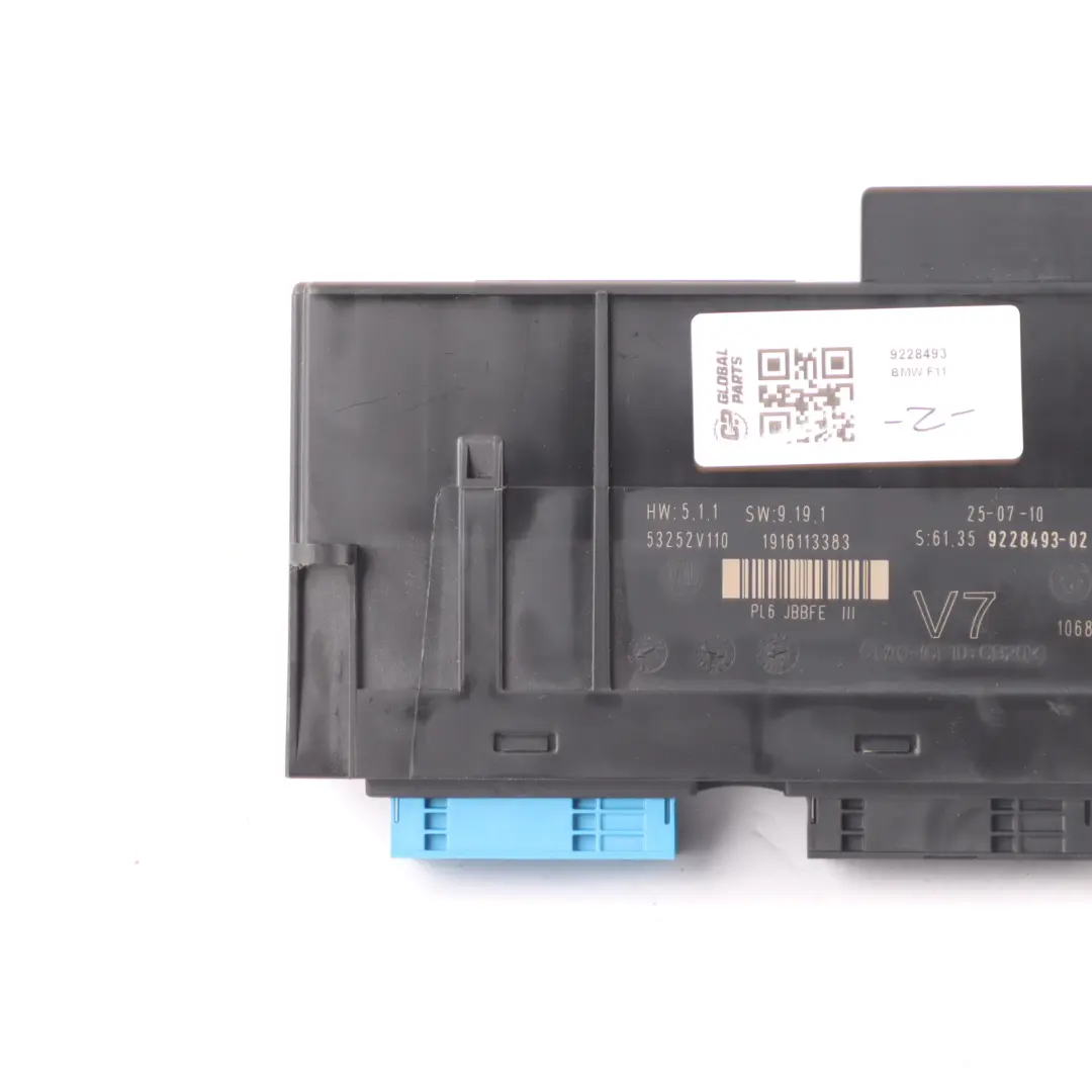 Body Control Module Unit Junction Box to BMW F11 with Part number 9228493 BMW F11 Body Control Module Unit Junction Box - SKU 9228493 - Part number 9228493