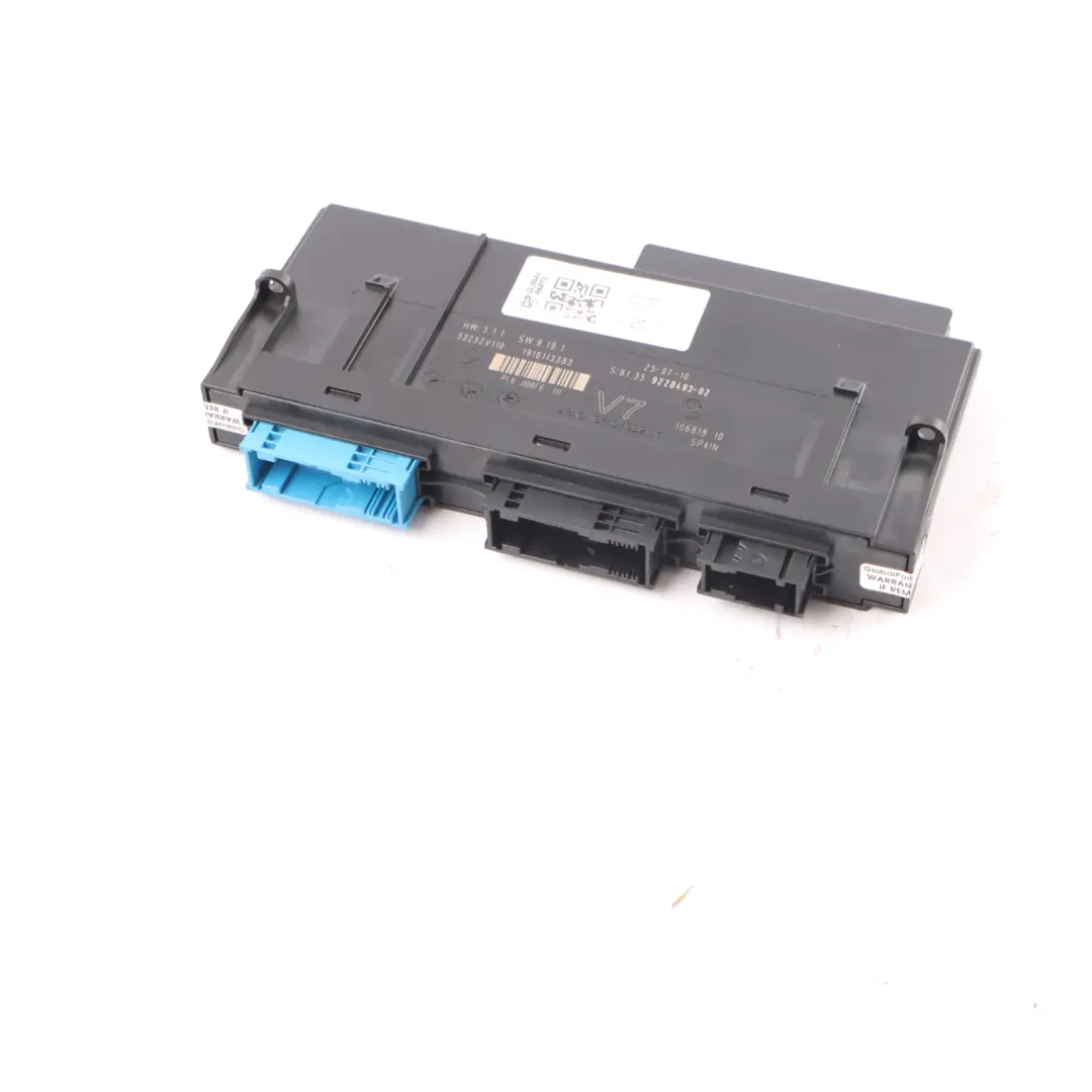 Body Control Module Unit Junction Box to BMW F11 with Part number 9228493 BMW F11 Body Control Module Unit Junction Box - SKU 9228493 - Part number 9228493