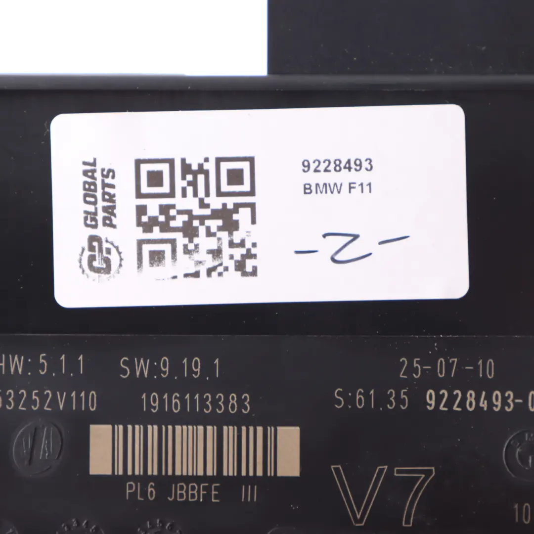 Body Control Module Unit Junction Box to BMW F11 with Part number 9228493 BMW F11 Body Control Module Unit Junction Box - SKU 9228493 - Part number 9228493