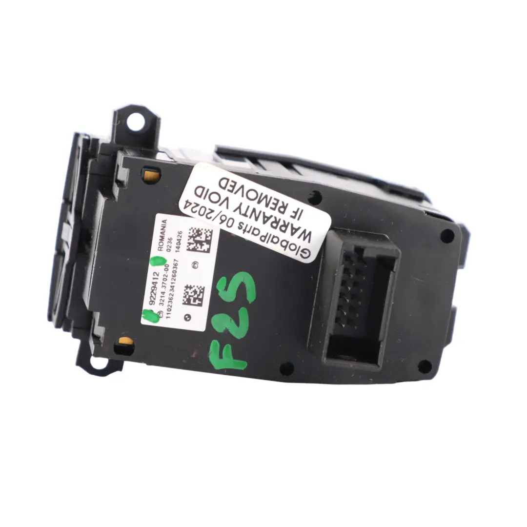 Parking Brake Switch Frame EMF Auto Hold Trim to BMW F10 F12 F25 Electric with Part number 9229412 BMW F10 F12 F25 Electric Parking Brake Switch Frame EMF Auto Hold Trim - SKU 9229412 - Part number 9229412