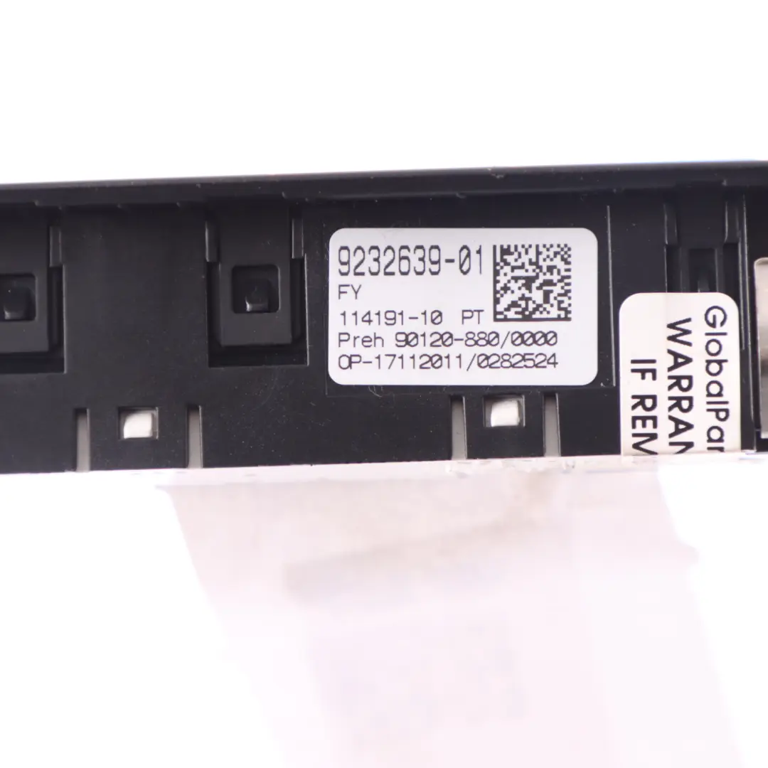  Control Panel Asistencia Línea BMW F30 F34 Sistema Conductor Interruptor - SKU 9232639 - Número de pieza 9232639