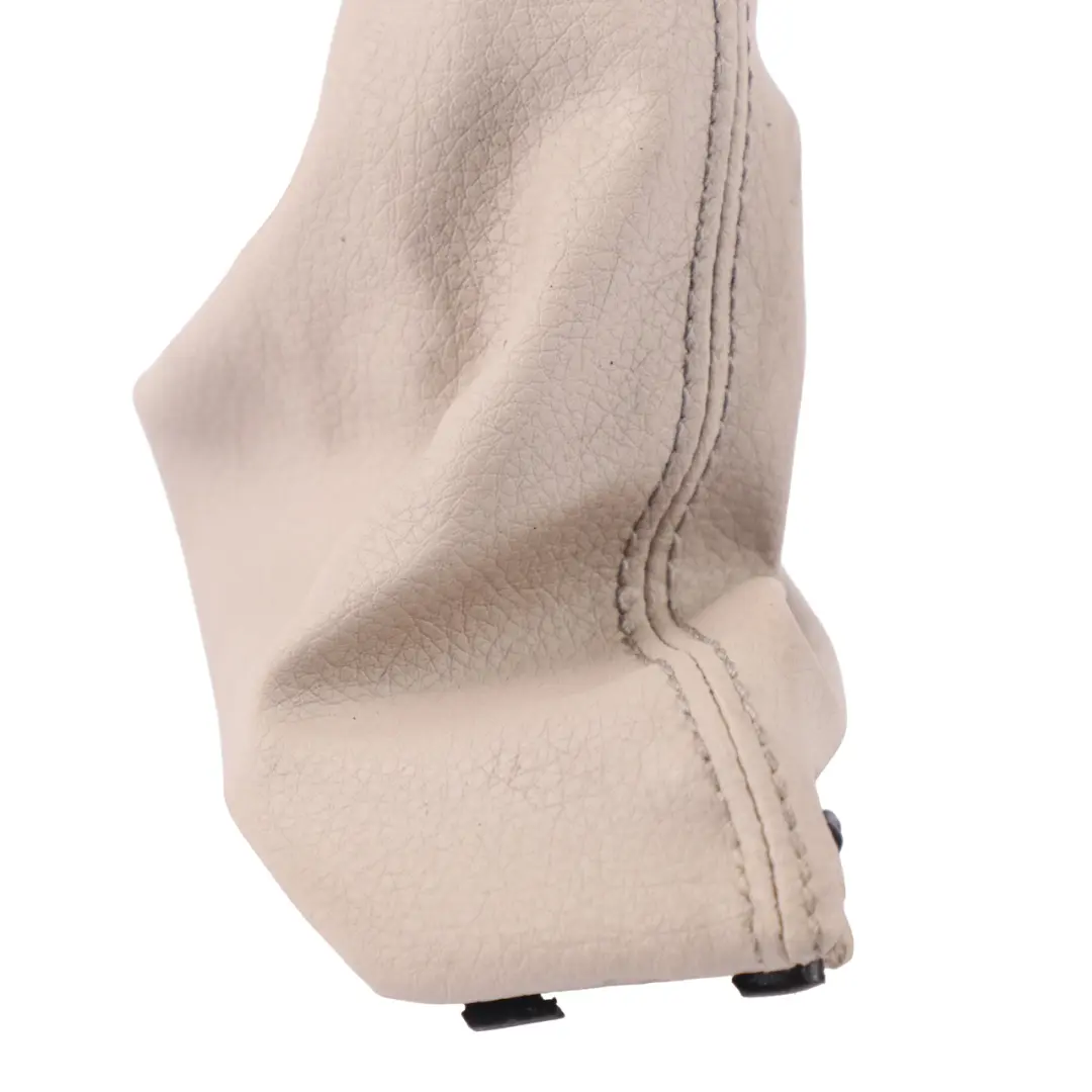 Handbrake Lever Cover Oyster Leather to BMW F20 F21 F22 with Part number 9236314 BMW F20 F21 F22 Handbrake Lever Cover Oyster Leather - SKU rhd-9236314 - Part number 9236314