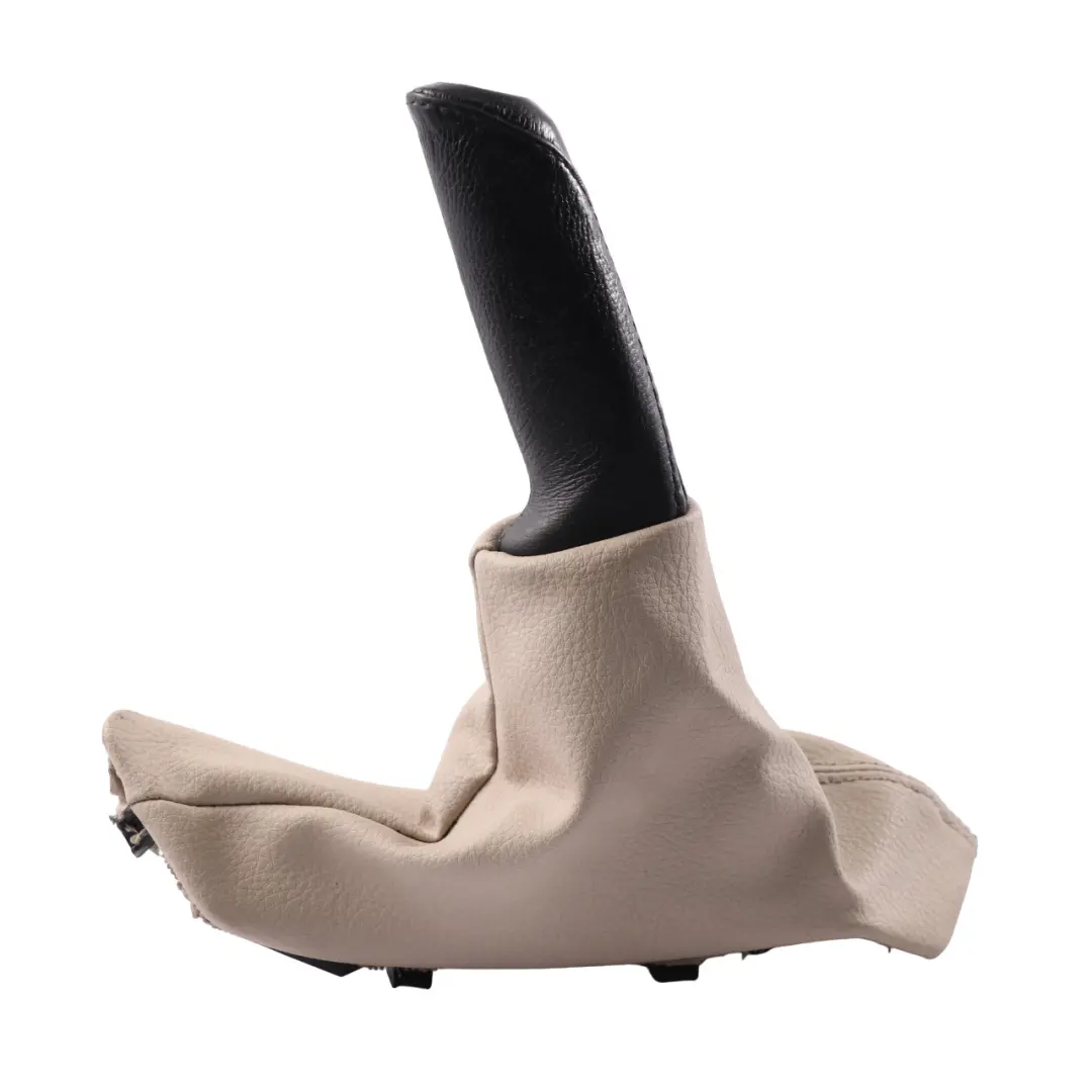 Handbrake Lever Cover Oyster Leather to BMW F20 F21 F22 with Part number 9236314 BMW F20 F21 F22 Handbrake Lever Cover Oyster Leather - SKU rhd-9236314 - Part number 9236314