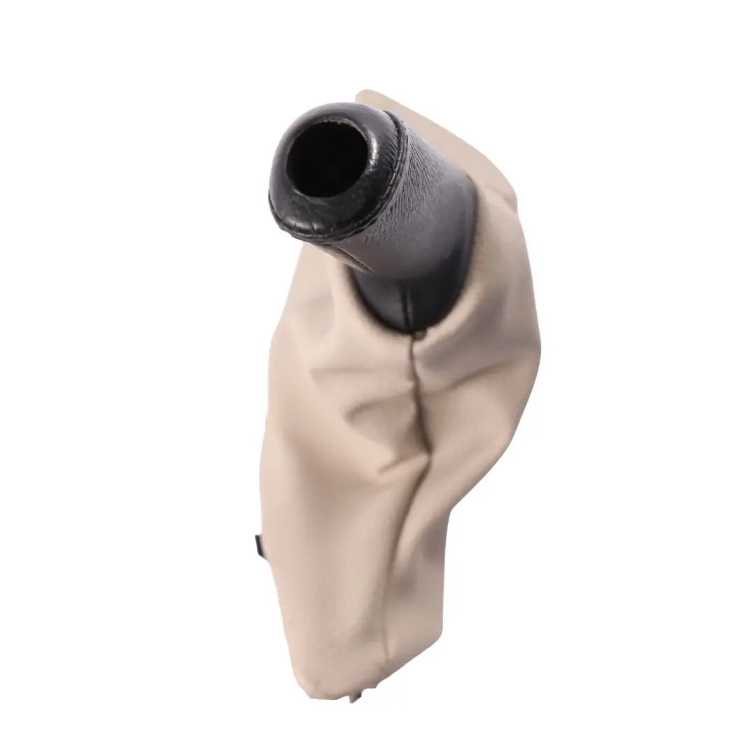 Handbrake Lever Cover Oyster Leather to BMW F20 F21 F22 with Part number 9236314 BMW F20 F21 F22 Handbrake Lever Cover Oyster Leather - SKU rhd-9236314 - Part number 9236314