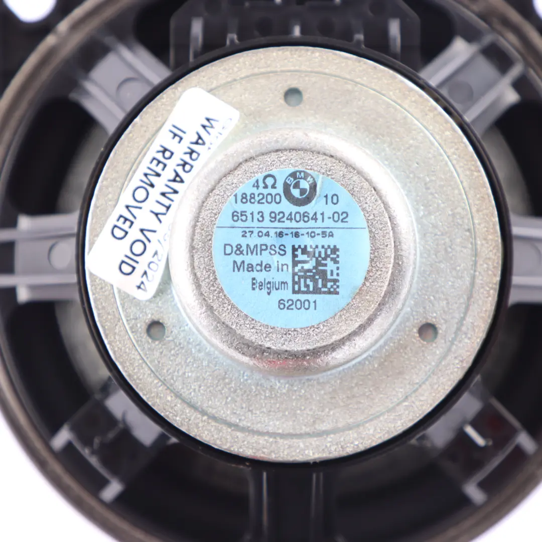 Loudspeaker HiFi Sound Speaker Mid-Range Unit BMW F30 F31 F07 GT F01 - SKU 9240641-1 - Part number 9240641