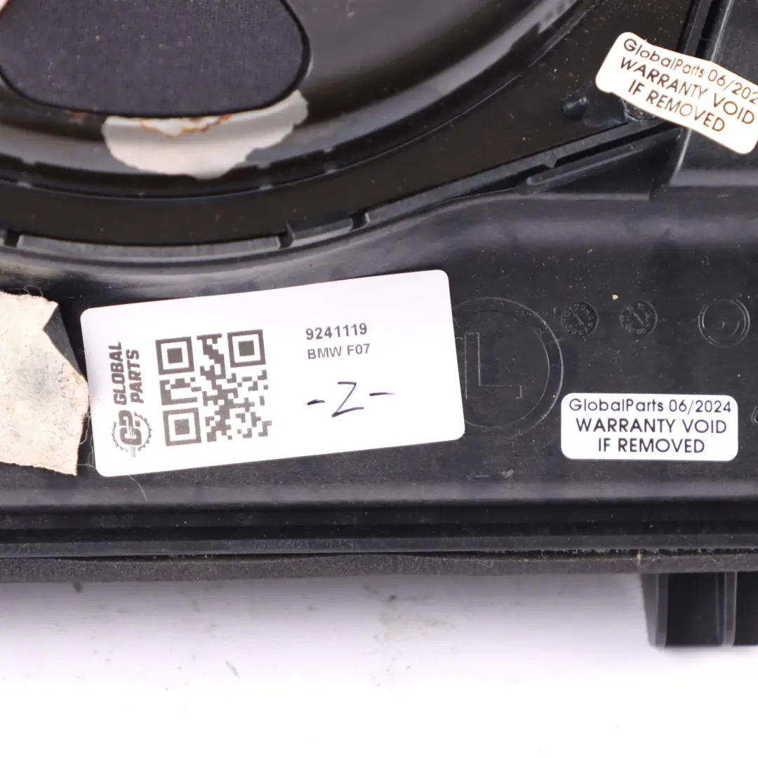 Woofer BMW F07 GT Central Bass Left N/S Speaker Harman Kardon Sound to with Part number 9241119 Woofer BMW F07 GT Central Bass Left N/S Speaker Harman Kardon Sound - SKU 9241119 - Part number 9241119