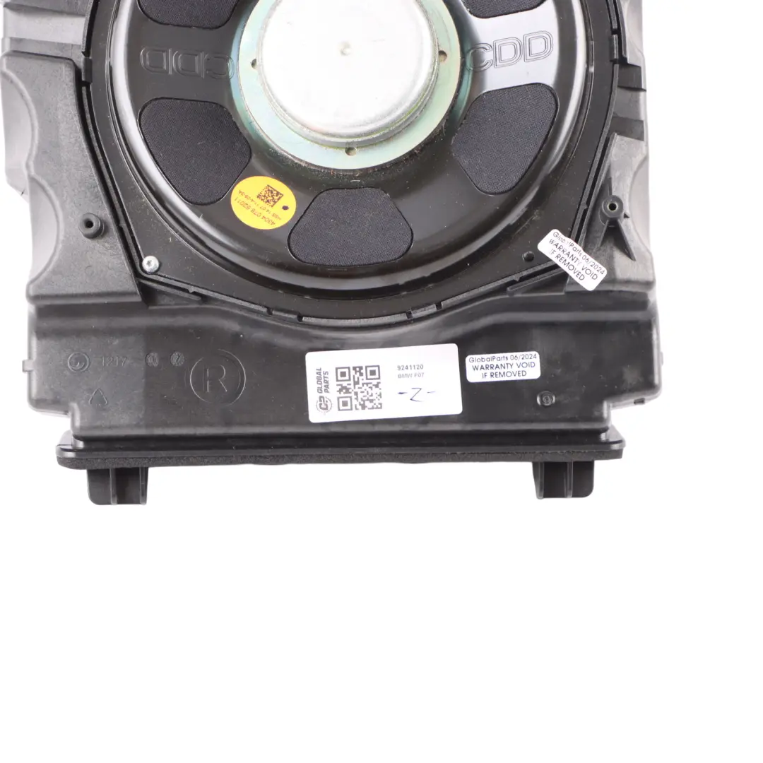 Woofer BMW F07 GT Central Bass Right O/S Speaker Harman Kardon Sound to with Part number 9241120 Woofer BMW F07 GT Central Bass Right O/S Speaker Harman Kardon Sound - SKU 9241120 - Part number 9241120