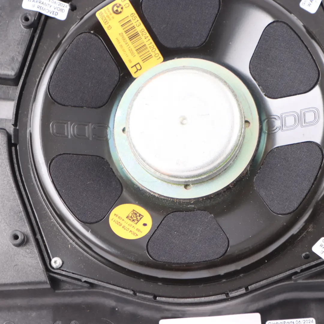 Woofer BMW F07 GT Central Bass Right O/S Speaker Harman Kardon Sound to with Part number 9241120 Woofer BMW F07 GT Central Bass Right O/S Speaker Harman Kardon Sound - SKU 9241120 - Part number 9241120