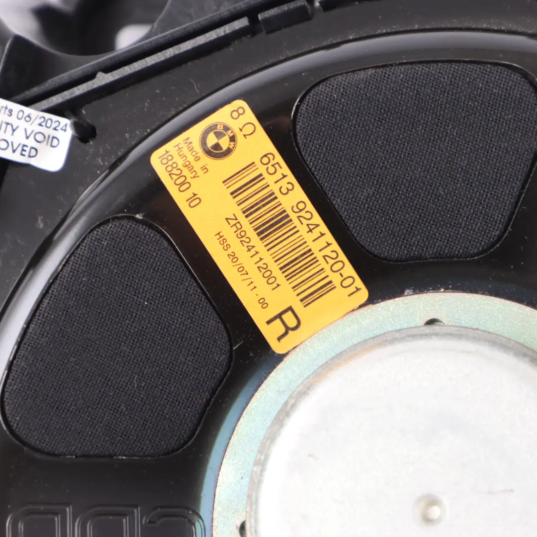 Woofer BMW F07 GT Central Bass Right O/S Speaker Harman Kardon Sound to with Part number 9241120 Woofer BMW F07 GT Central Bass Right O/S Speaker Harman Kardon Sound - SKU 9241120 - Part number 9241120