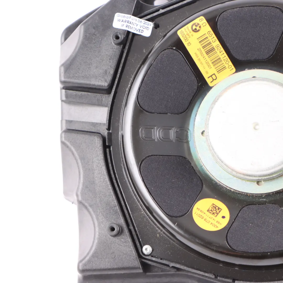 Woofer BMW F07 GT Central Bass Right O/S Speaker Harman Kardon Sound to with Part number 9241120 Woofer BMW F07 GT Central Bass Right O/S Speaker Harman Kardon Sound - SKU 9241120 - Part number 9241120