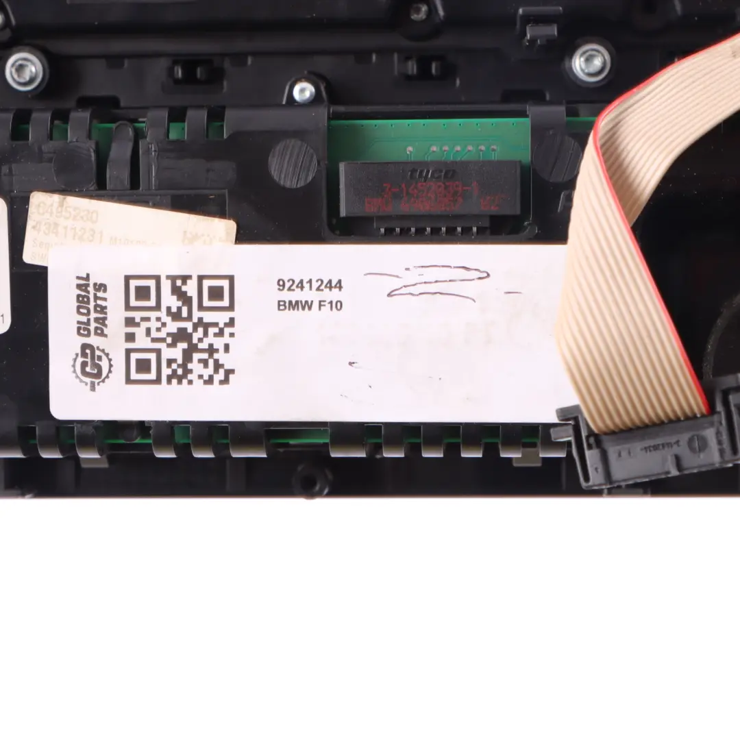 Radio Panel BMW F10 Air Conditioning A/C Blower Heater Control Panel to with Part number 9241244 Radio Panel BMW F10 Air Conditioning A/C Blower Heater Control Panel - SKU 9241244 - Part number 9241244