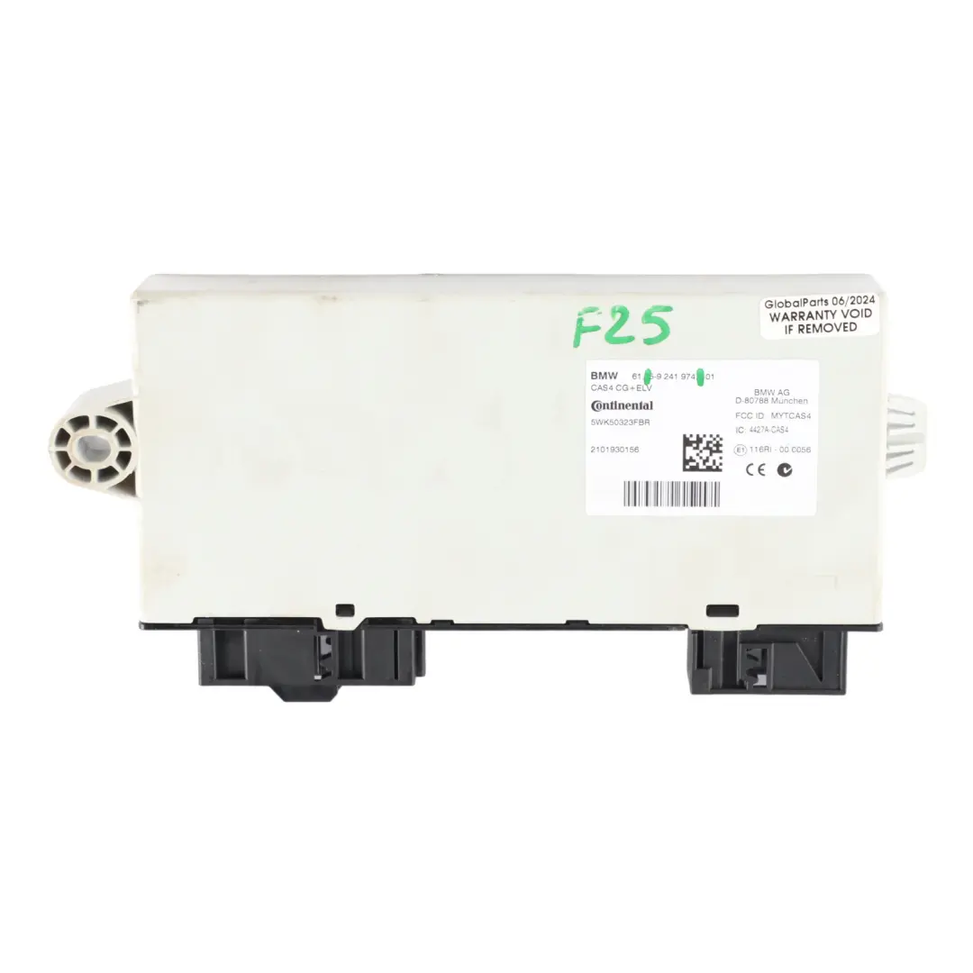 Control Unit BMW F01 F02 F07 F10 F11 CAS4 Key Reading Module to with Part number 9241974 Control Unit BMW F01 F02 F07 F10 F11 CAS4 Key Reading Module - SKU 9241974 - Part number 9241974