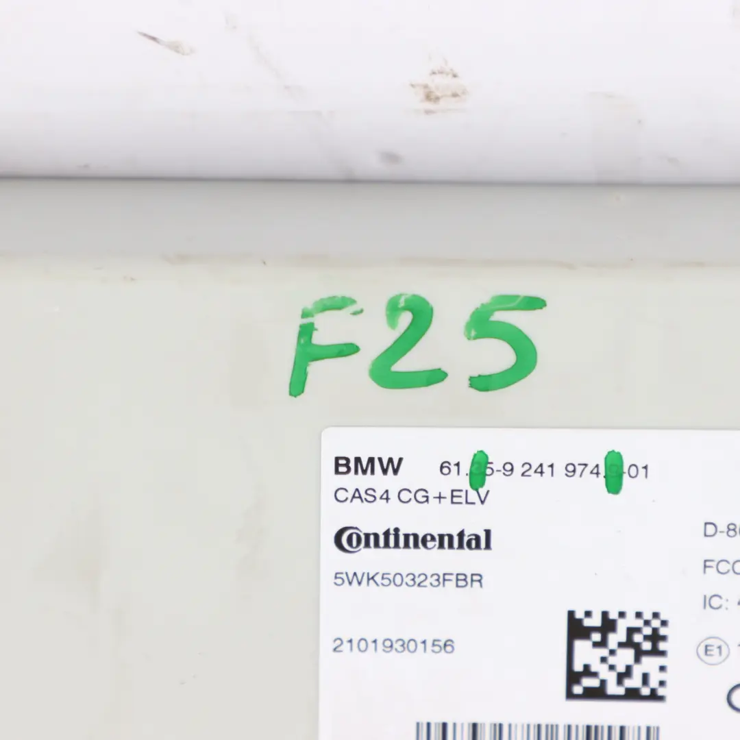 CAS4 Steuergerät Schlüssel-Lese-Modul für BMW F01 F02 F07 F10 F11 mit Teilenummer 9241974 BMW F01 F02 F07 F10 F11 CAS4 Steuergerät Schlüssel-Lese-Modul - SKU 9241974 - Teilenummer 9241974