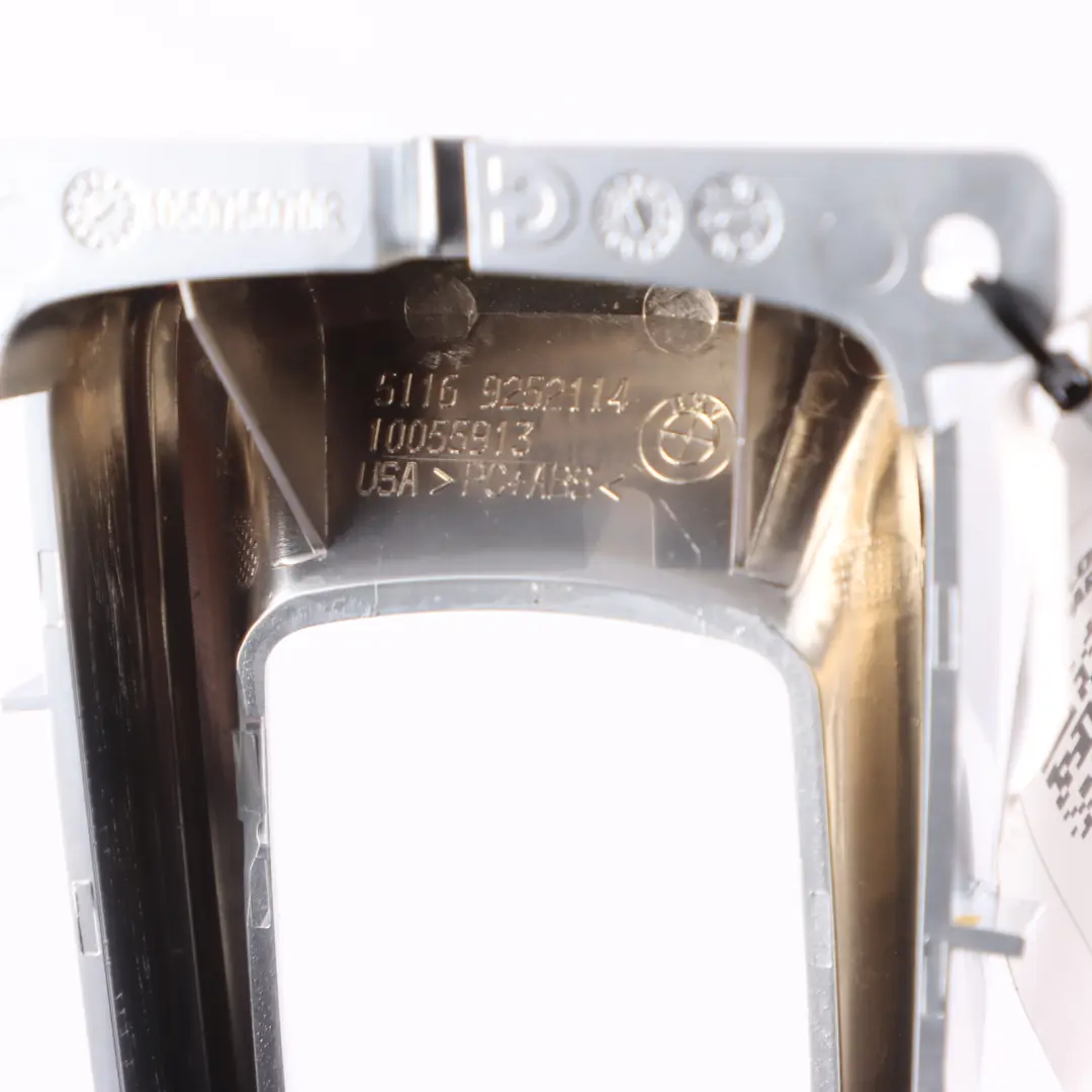 Panneau finition BMW X5 F15 X6 F16 Commutateur vitesse stationnement pour à propos du numéro de pièce 9252114 Panneau finition BMW X5 F15 X6 F16 Commutateur vitesse stationnement - SKU 9252114 - Numéro de pièce 9252114