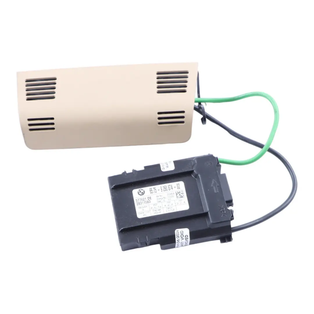 Alarm Sensor BMW X1 E84 E91 Ultra Sonic-Module System Savanna Beige to with Part number 9260874 Alarm Sensor BMW X1 E84 E91 Ultra Sonic-Module System Savanna Beige - SKU 9260874-1 - Part number 9260874