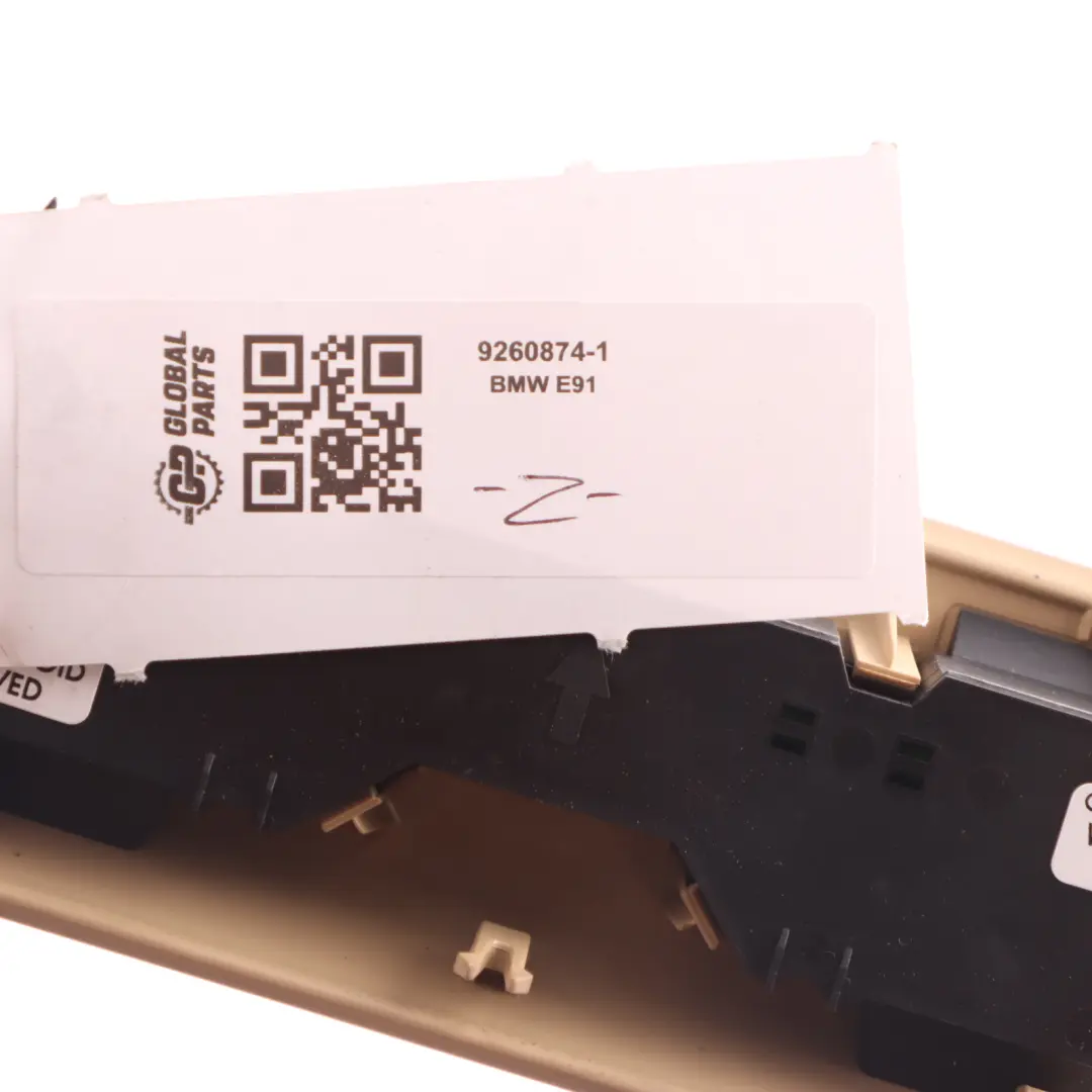 Alarm Sensor BMW X1 E84 E91 Ultra Sonic-Module System Savanna Beige to with Part number 9260874 Alarm Sensor BMW X1 E84 E91 Ultra Sonic-Module System Savanna Beige - SKU 9260874-1 - Part number 9260874