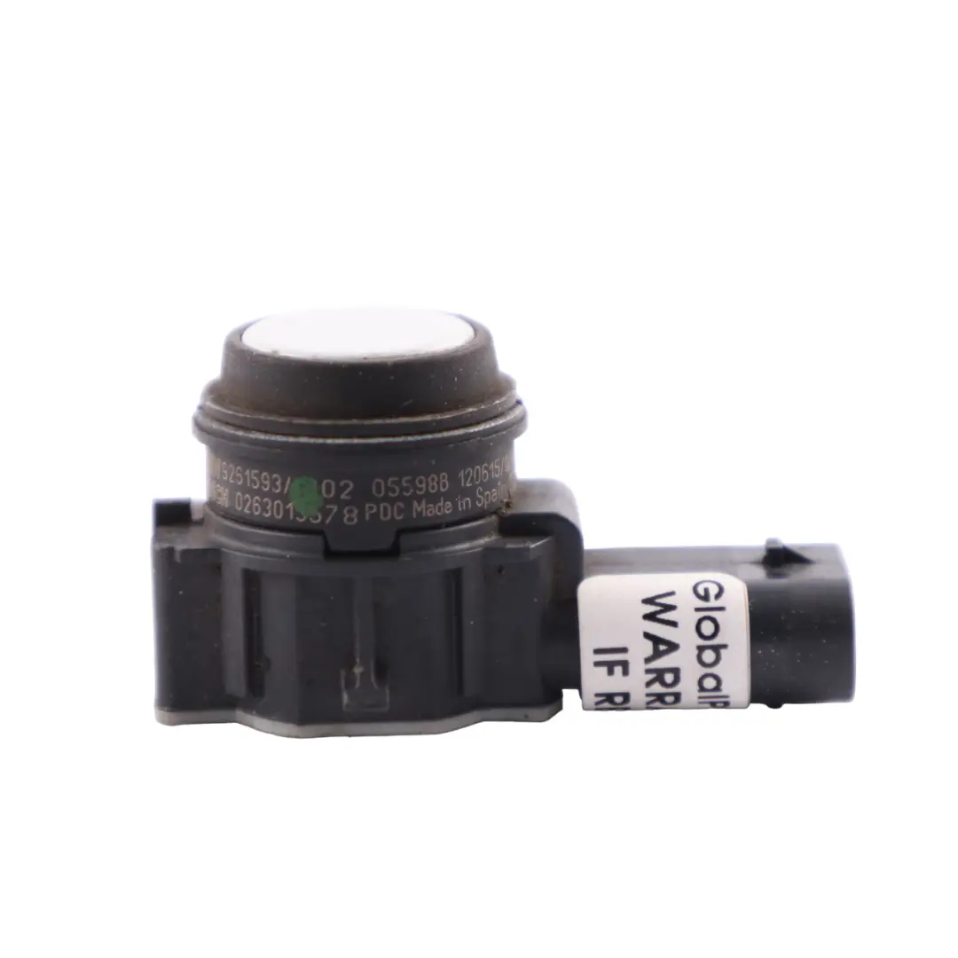 Parking Sensor BMW F20 F21 F30 Front Bumper PDC Mineralweiss White - A96 to with Part number 9261593 Parking Sensor BMW F20 F21 F30 Front Bumper PDC Mineralweiss White - A96 - SKU 9261593-MW - Part number 9261593