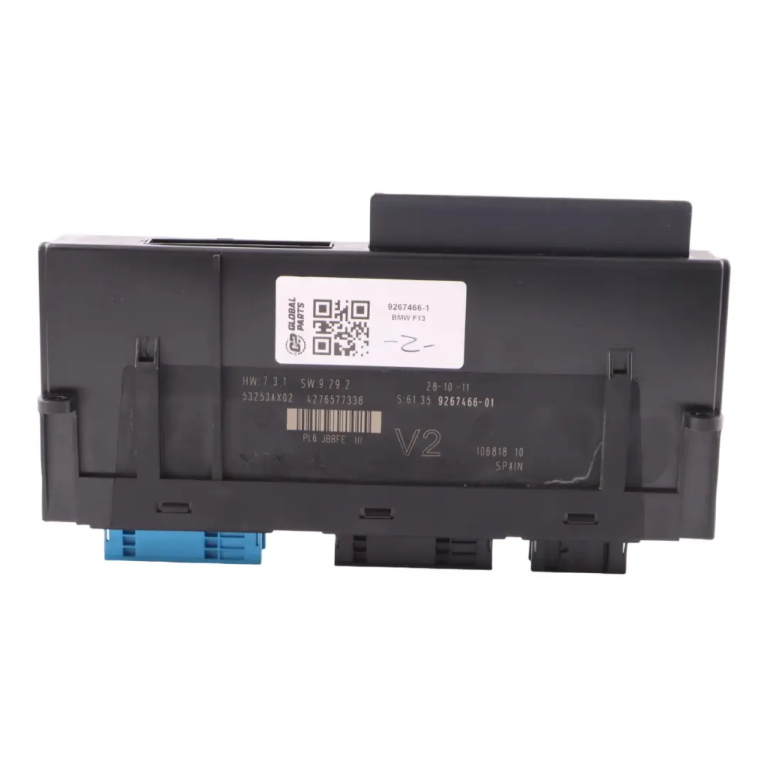 Body Control Module BMW F13 ECU Junction Box V2 PL2 JBBFE III Lear to with Part number 9267466 Body Control Module BMW F13 ECU Junction Box V2 PL2 JBBFE III Lear - SKU 9267466-1 - Part number 9267466