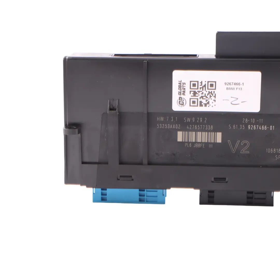 Body Control Module BMW F13 ECU Junction Box V2 PL2 JBBFE III Lear to with Part number 9267466 Body Control Module BMW F13 ECU Junction Box V2 PL2 JBBFE III Lear - SKU 9267466-1 - Part number 9267466