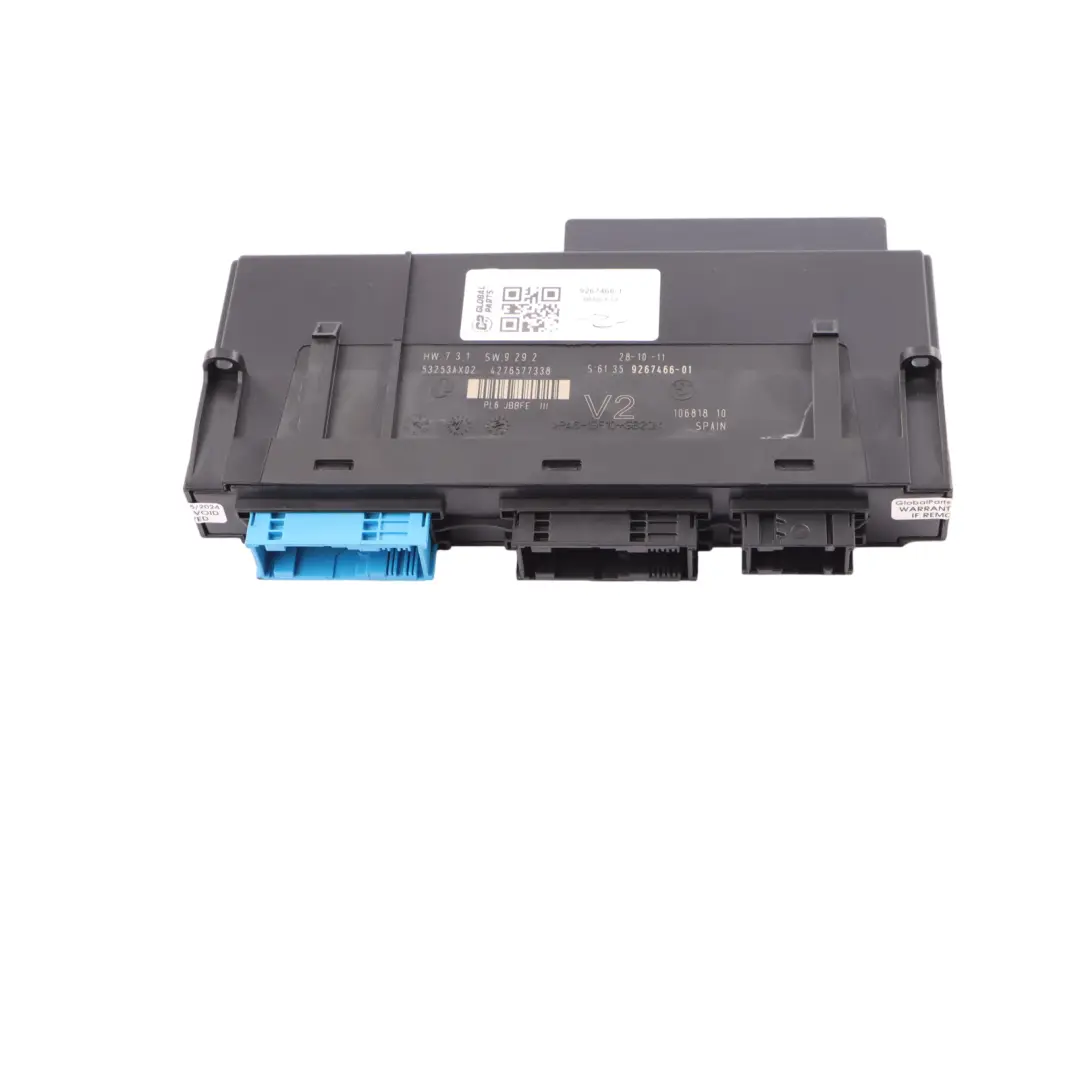  Body Control Module BMW F13 ECU Junction Box V2 PL2 JBBFE III Lear - SKU 9267466-1 - Part number 9267466