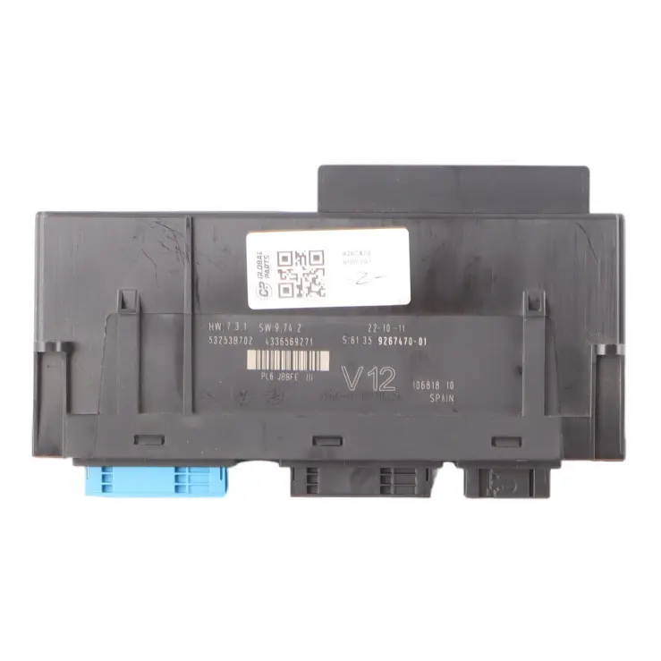 Junction Box BMW F07 GT Electronics Control Module Unit to with Part number 9267470 Junction Box BMW F07 GT Electronics Control Module Unit - SKU 9267470 - Part number 9267470