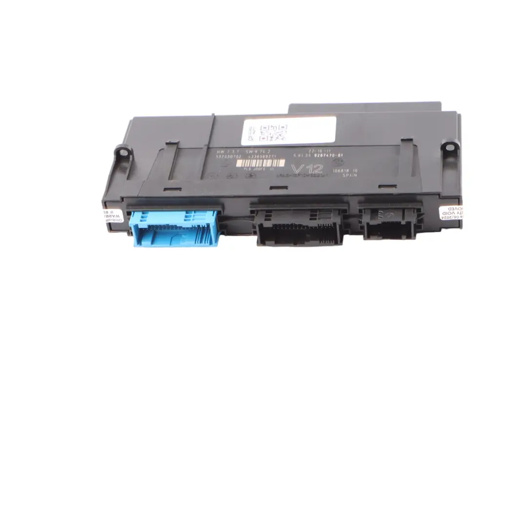 Junction Box BMW F07 GT Electronics Control Module Unit to with Part number 9267470 Junction Box BMW F07 GT Electronics Control Module Unit - SKU 9267470 - Part number 9267470