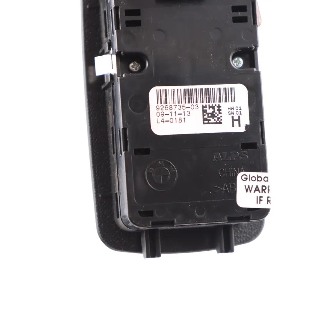Window Lifter Mirror Controller Panel Switch Driver's Side to BMW F34 with Part number 9268735 BMW F34 Window Lifter Mirror Controller Panel Switch Driver's Side - SKU 9268735 - Part number 9268735
