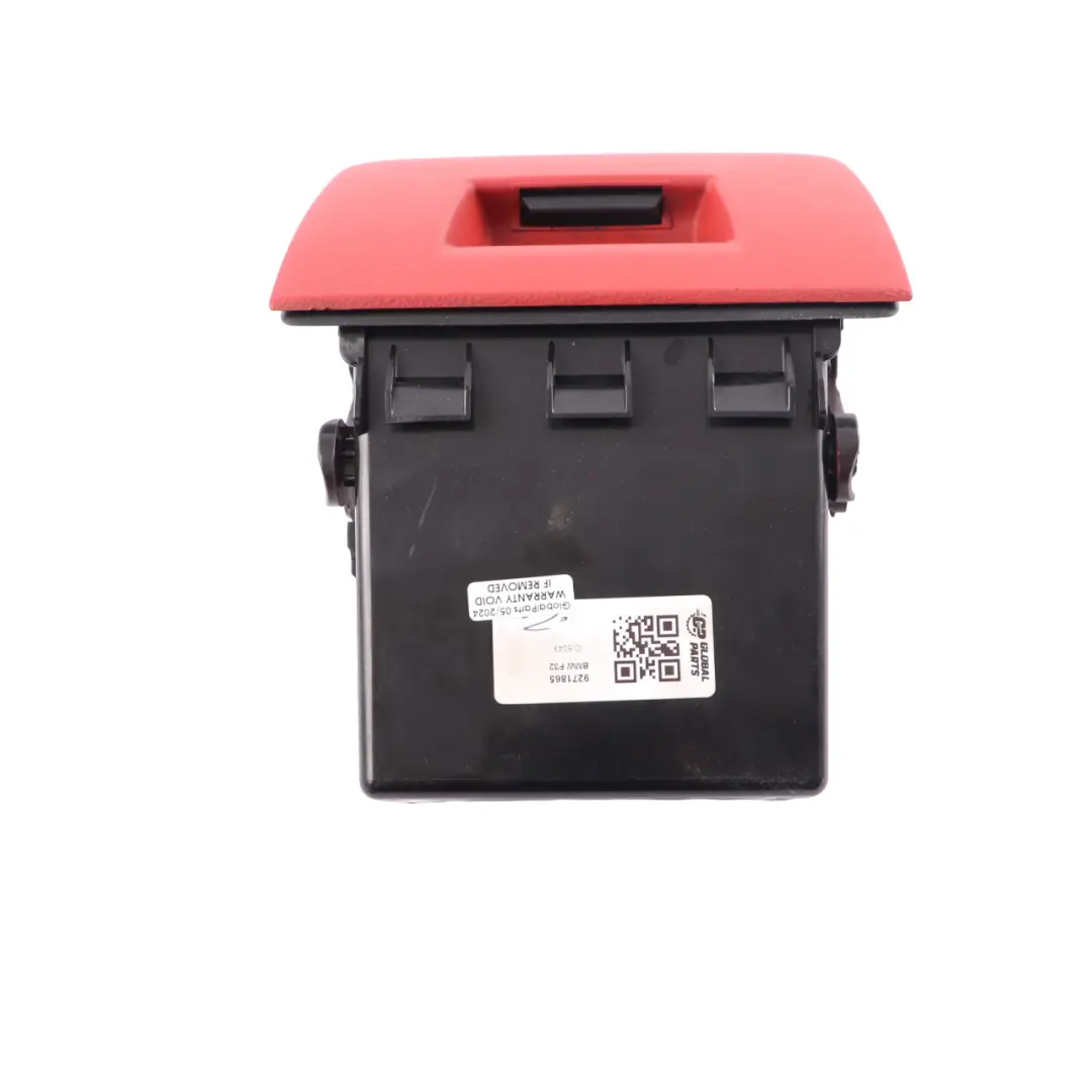  Dashboard Folding Box BMW F32 F36 Driver's Side Storage Korall Red - SKU 9271865 - Part number 9271865