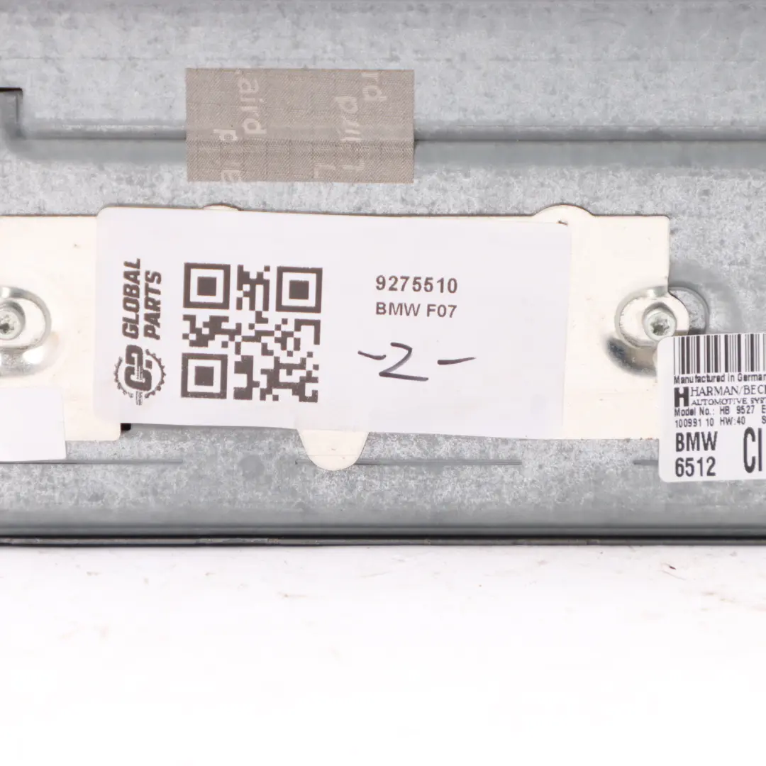 BMW F07 GT Nawigacja Satelitarna Moduł Jednostka Główna - SKU 9275510 - Numer Części 9275510