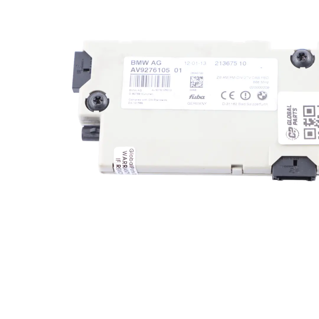 Antenna Amplifier Diversity Module Unit to BMW F13 with Part number 9276105 BMW F13 Antenna Amplifier Diversity Module Unit - SKU 9276105 - Part number 9276105