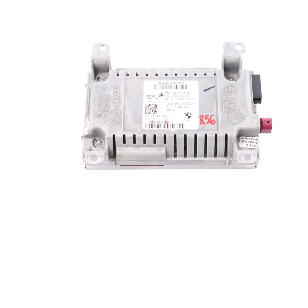 Mini R56 LCI Panel de instrumentos Velocimetro Pantalla de navegacion - SKU 9278279 - Número de pieza 9278279